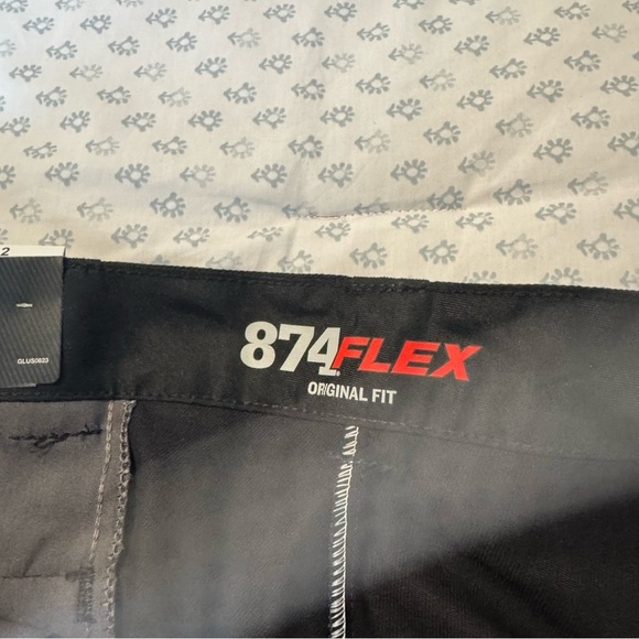 NWT Dickies Men's 874 Flex Original Fit Black Pants - Picture 8 of 10
